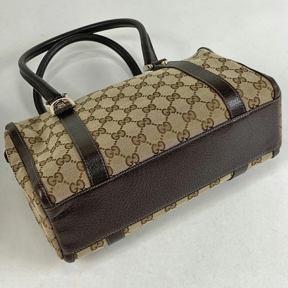 Gucci Boston handbag GG canvas brown